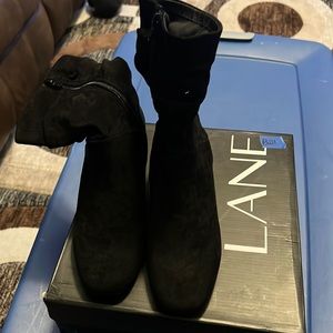 Women’s Lane Bryant Wide Calf Inside Zipper boots NEW IN BOX